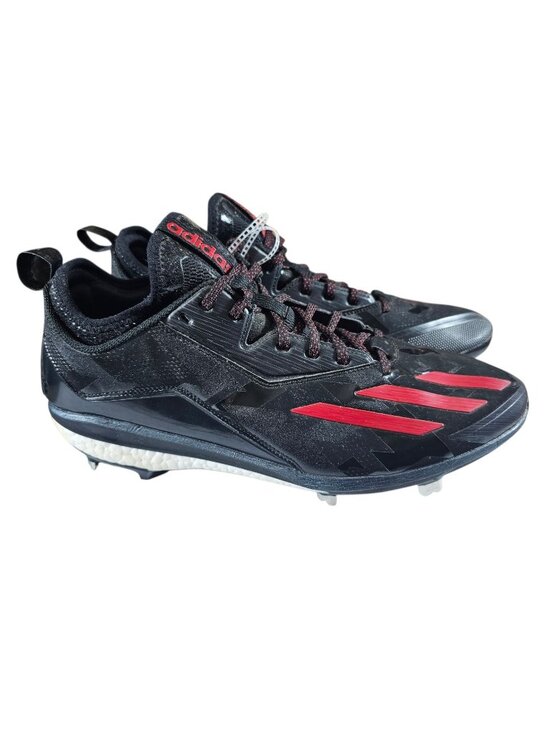 adidas Other - Mens Adidas Ultra Boost Icon 2.0 Baseball Cleats Black Red Q16525 Size 12.5